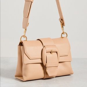Oroton Frida soft mini satchel in mango NWOT